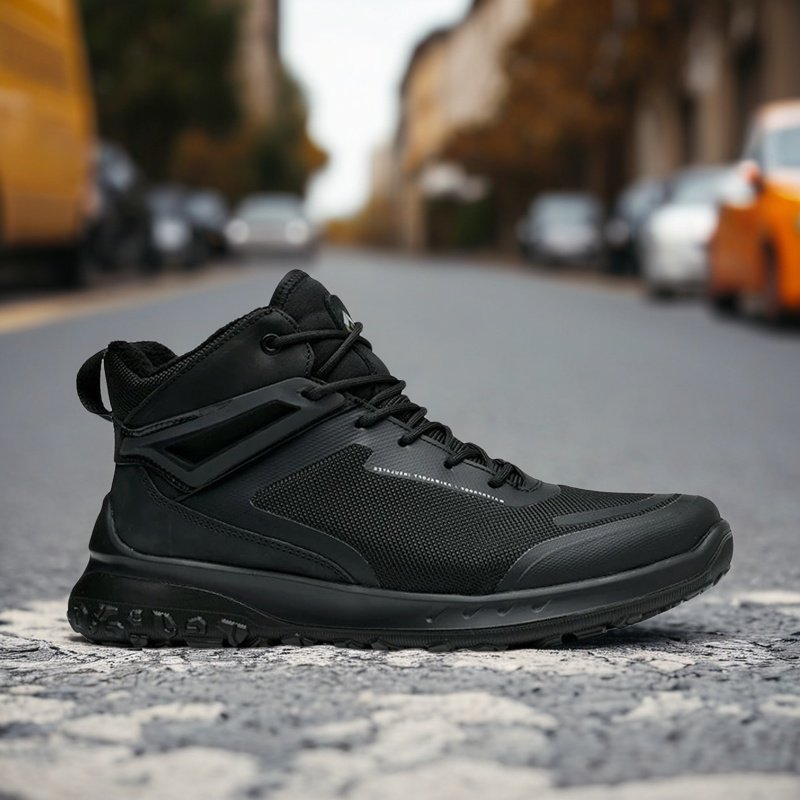 Crossfit Hard - Chaussures montantes en cuir maille pour