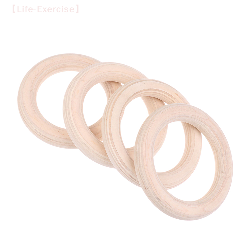 Gymnastic Ring Wood - 2 pièces/paires anneau en bois Portable