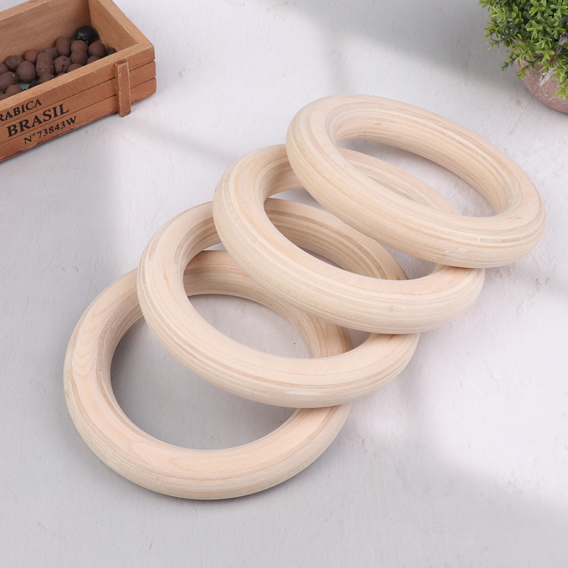 Gymnastic Ring Wood - Anneaux de gymnastique Crossfit portables, 2