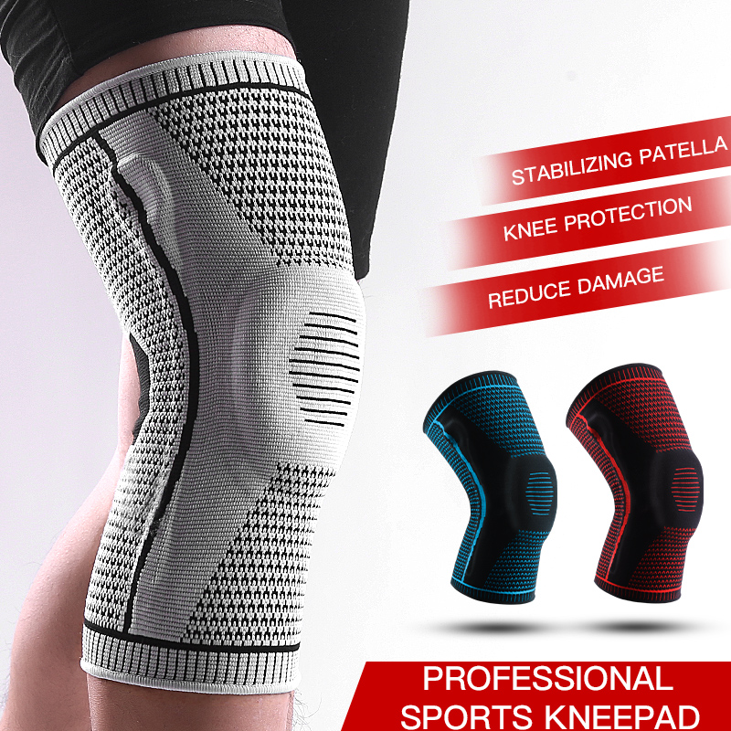 Knee Sleeve Pair - Genouillère antidérapante avec stabilisateurs de coussinets