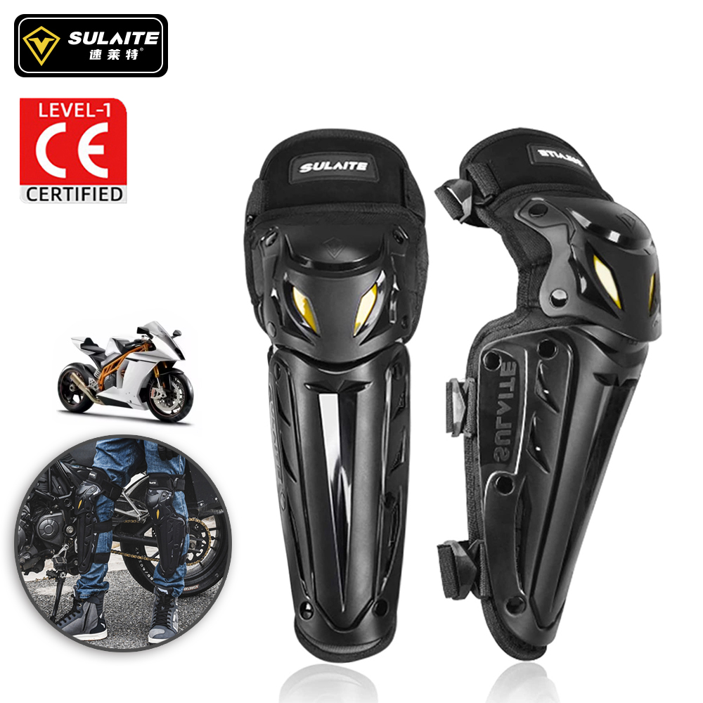 Shin Guard Crossfit - SULAITE Genouillères de moto réglables pour