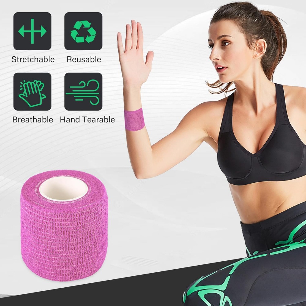 2 bandages cohésifs auto-adhés - Finger Tape Athletic avis et prix