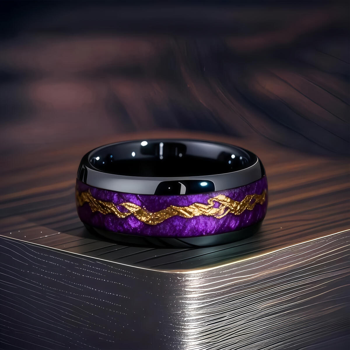 Bague pour homme en acier inox - Gymnastic Ring Wood avis et prix