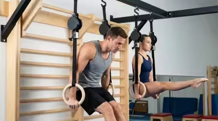 Anneaux de Fitness en bouleau, - Gymnastic Ring Wood avis et prix
