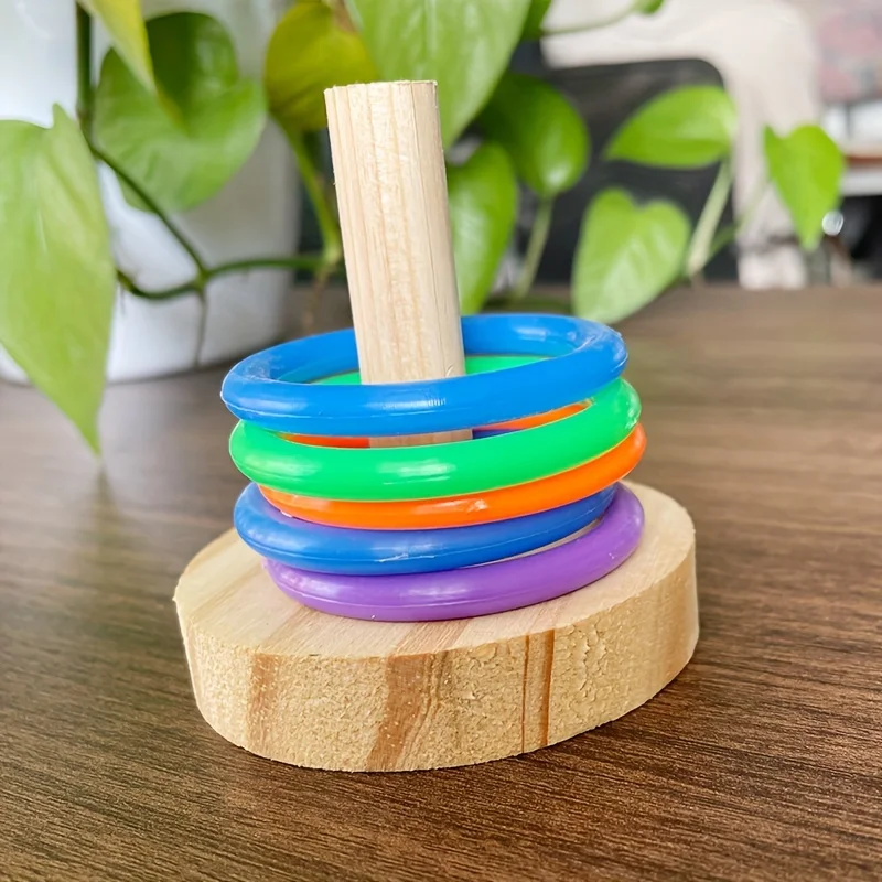 Anneau de perroquet interactif - Gymnastic Ring Wood avis et prix