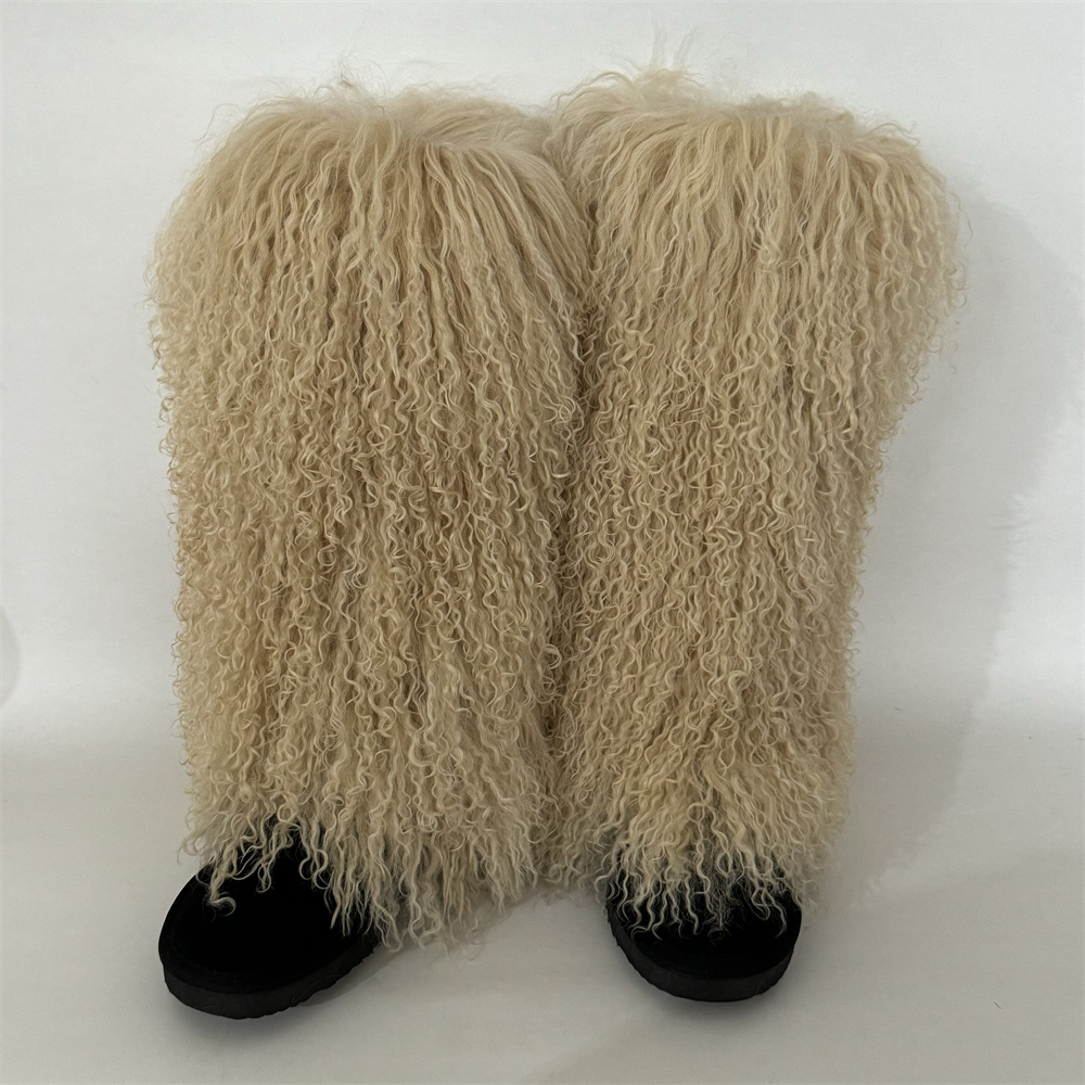 Femmes Spice Girl réel fourrur - Knee Sleeve Pair avis et prix