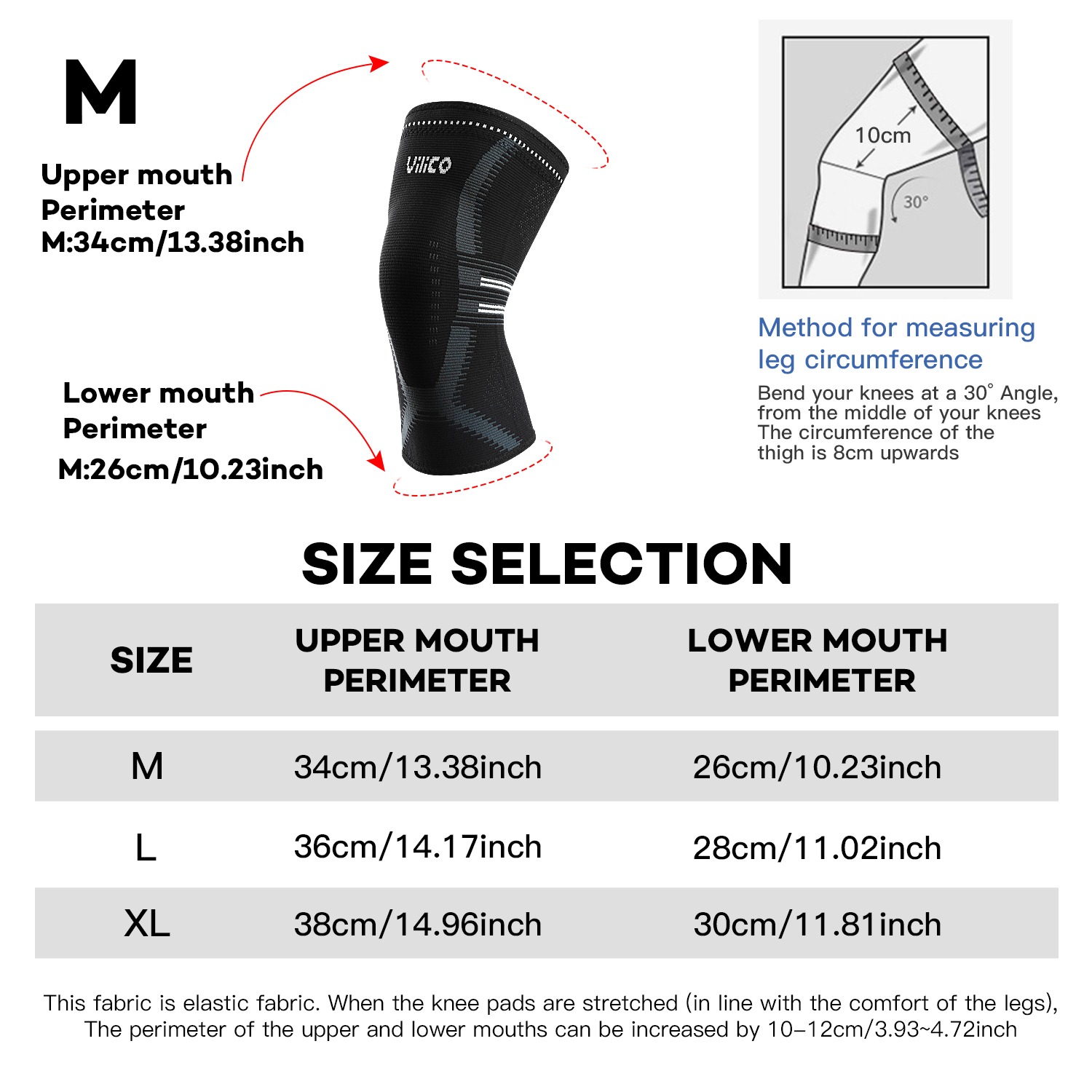 1 pièce de genouillère pour fe - Knee Sleeve Pair avis et prix