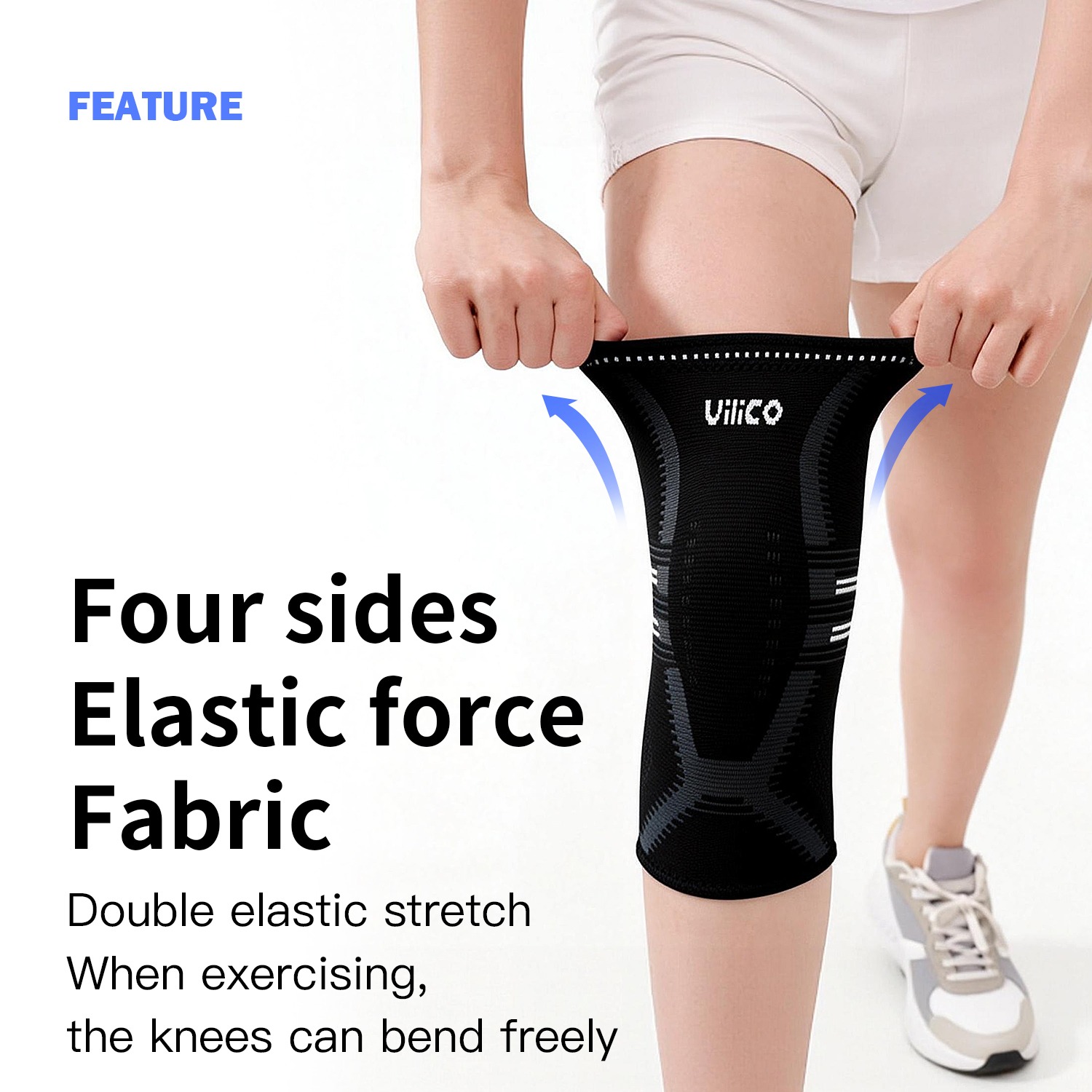 1 pièce de genouillère pour fe - Knee Sleeve Pair avis et prix