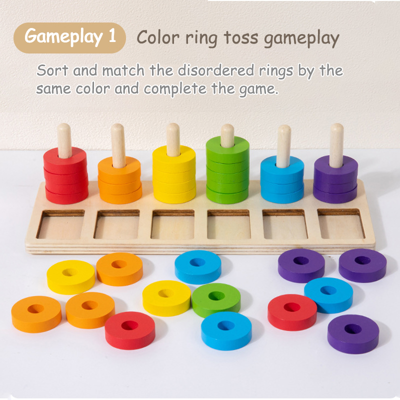 Jeu d'entraînement à la mémoir - Gymnastic Ring Wood avis et prix